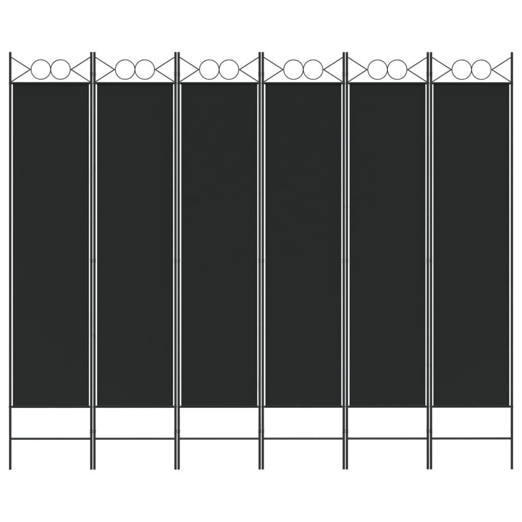 Kamerscherm met 6 panelen 240x200 cm stof