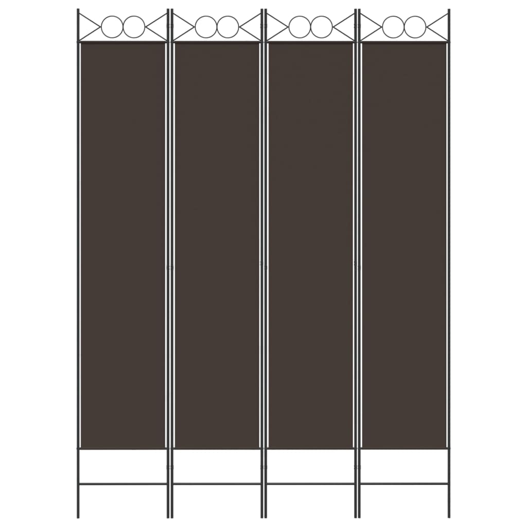 Kamerscherm met 6 panelen 240x220 cm stof antracietkleurig