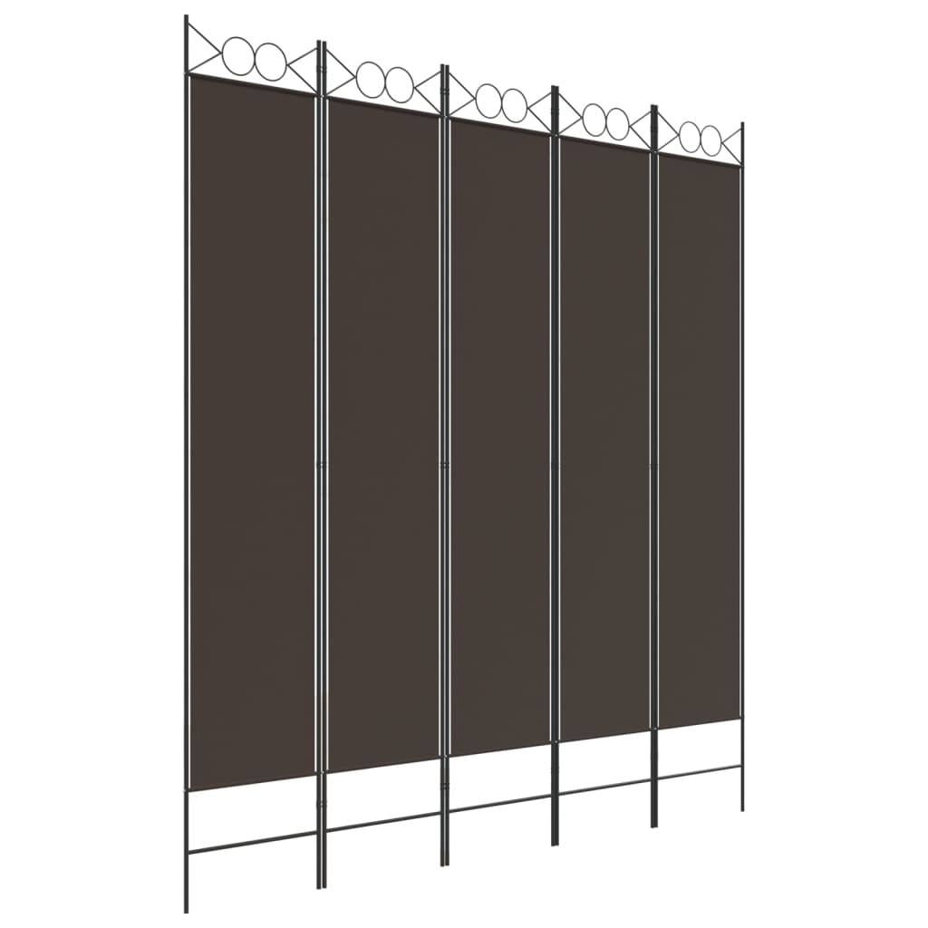 Kamerscherm met 6 panelen 240x200 cm stof