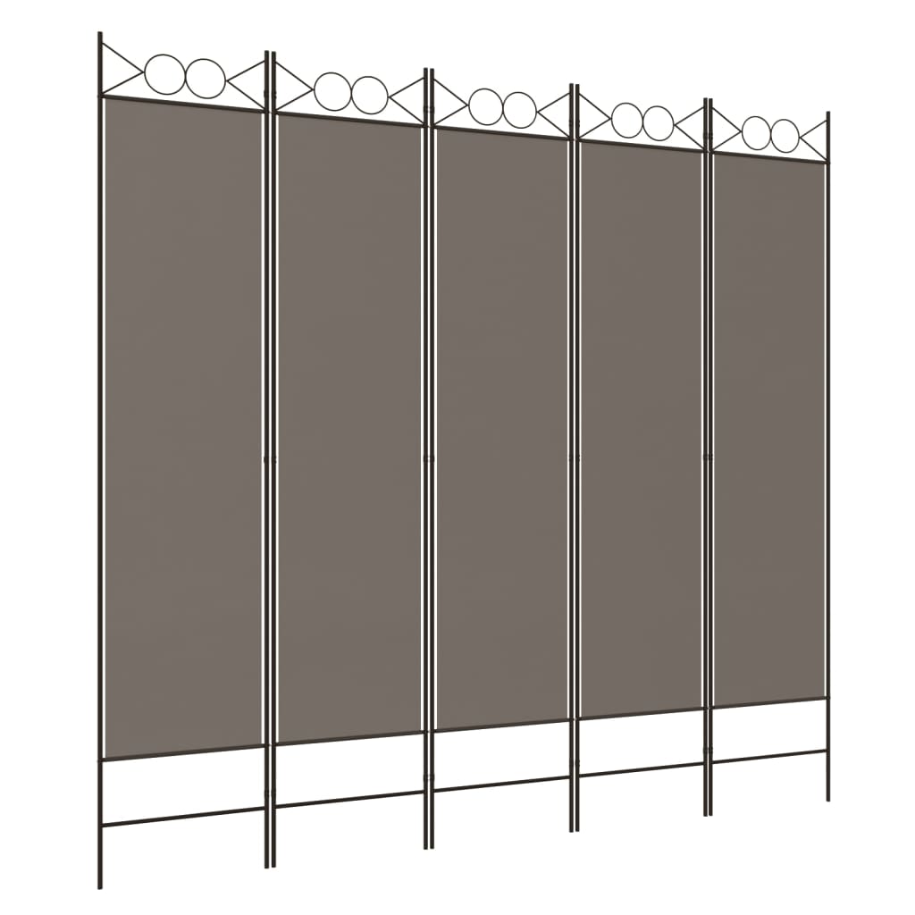 Kamerscherm met 6 panelen 240x200 cm stof