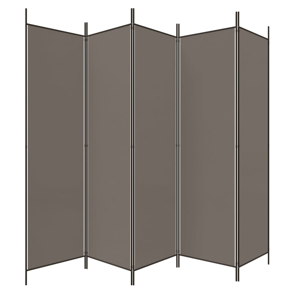 Kamerscherm met 6 panelen 300x200 cm stof