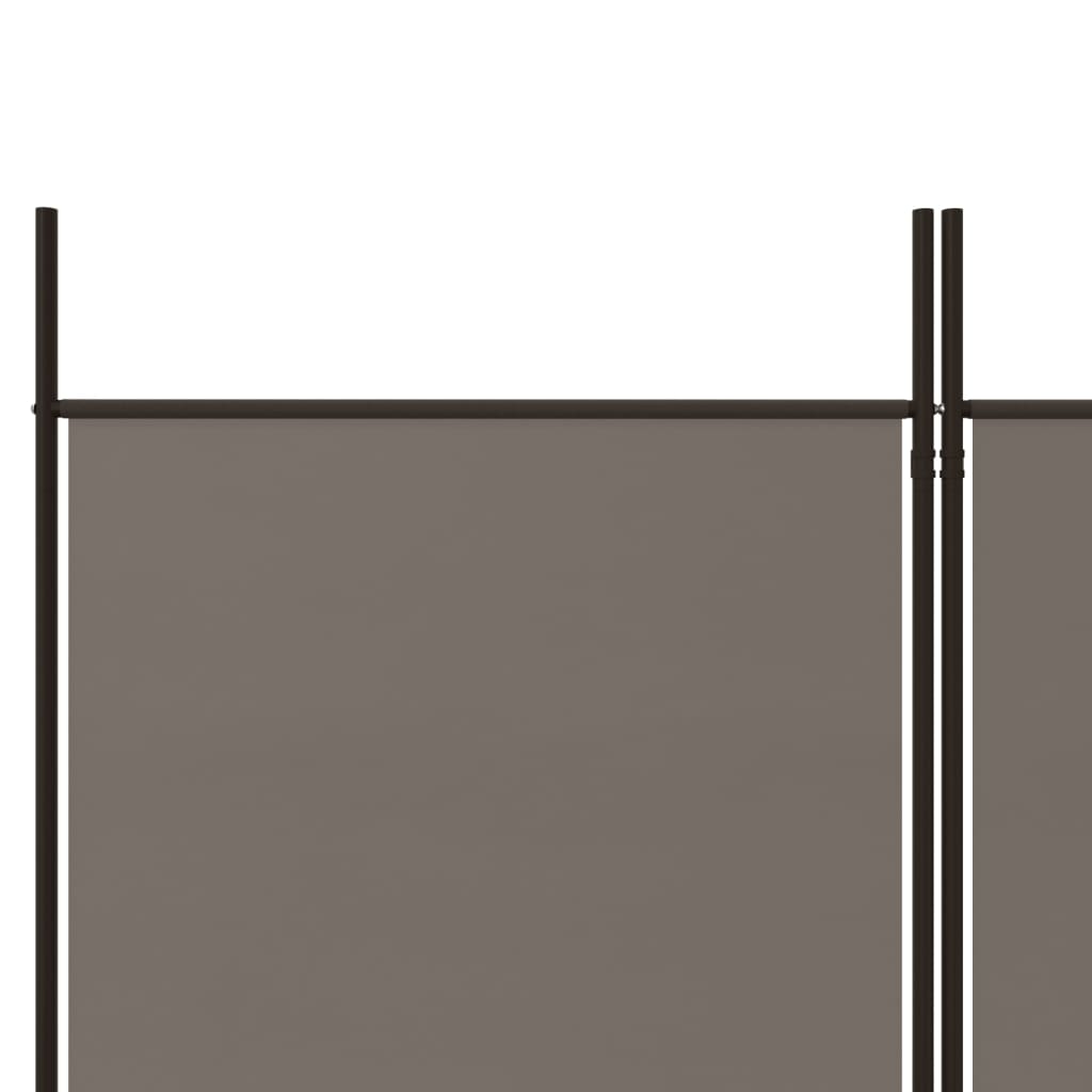 Kamerscherm met 6 panelen 300x200 cm stof