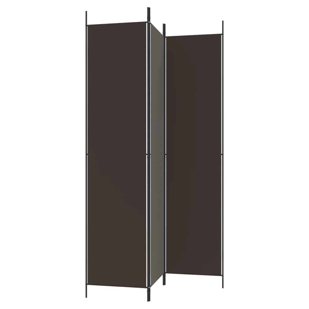 Kamerscherm met 5 panelen 250x220 cm stof