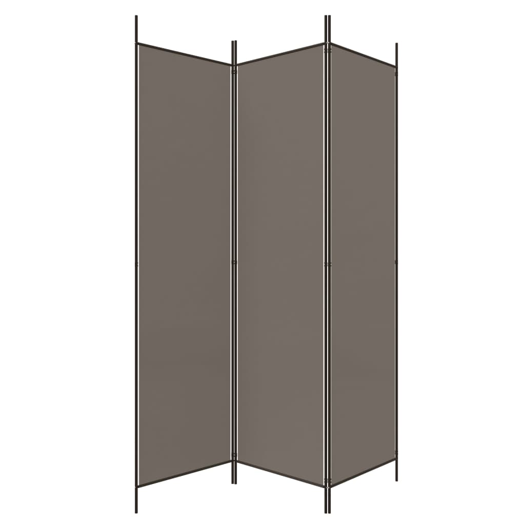 Kamerscherm met 5 panelen 250x220 cm stof