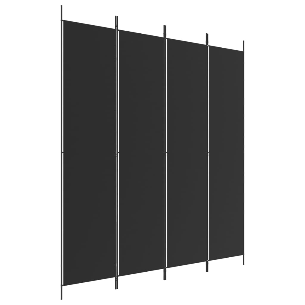 Kamerscherm met 5 panelen 250x220 cm stof