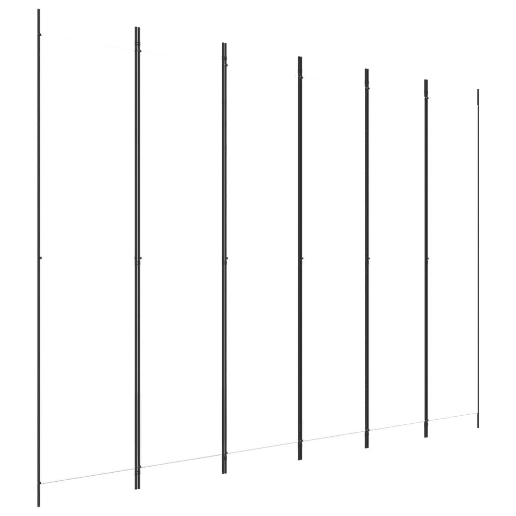 Kamerscherm met 5 panelen 250x220 cm stof