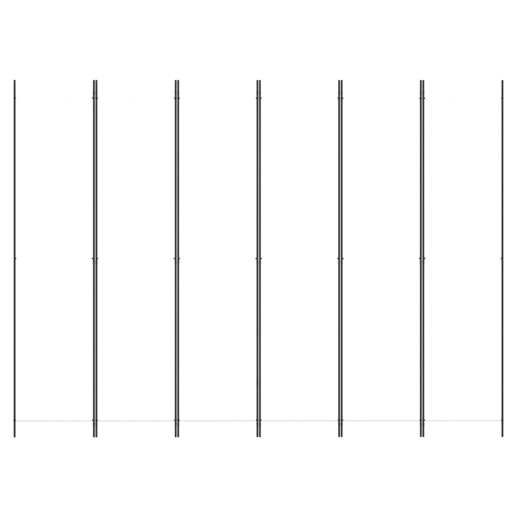 Kamerscherm met 5 panelen 250x220 cm stof