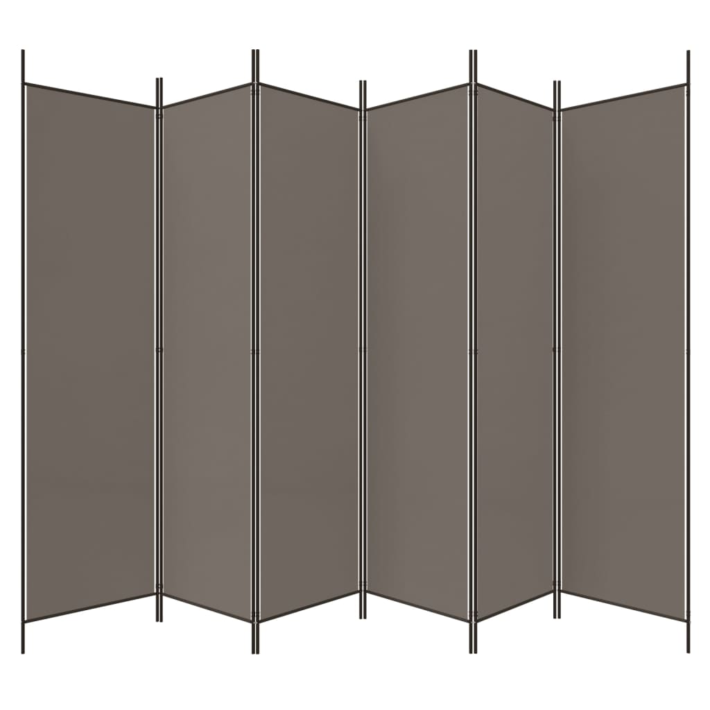 Kamerscherm met 5 panelen 250x220 cm stof