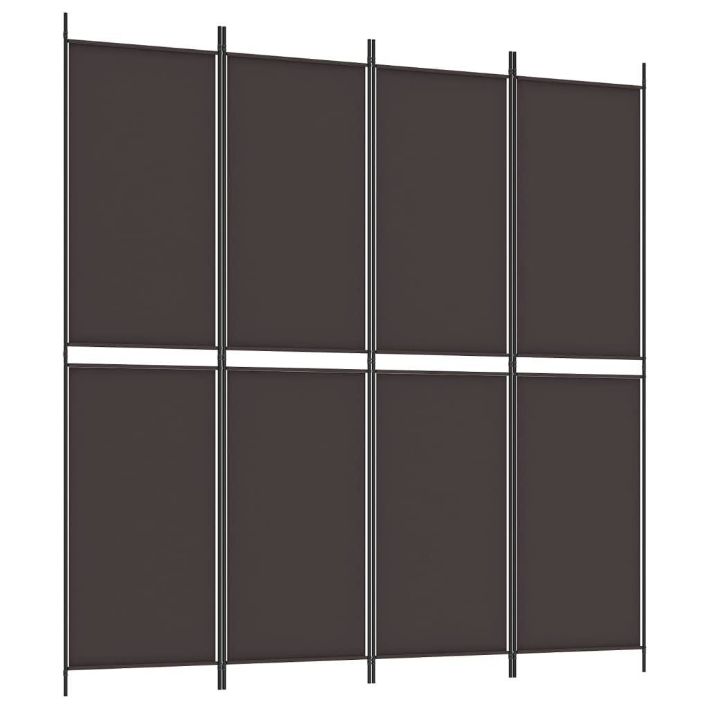 Kamerscherm met 5 panelen 250x200 cm stof