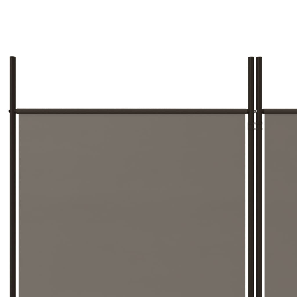 Kamerscherm met 5 panelen 250x200 cm stof