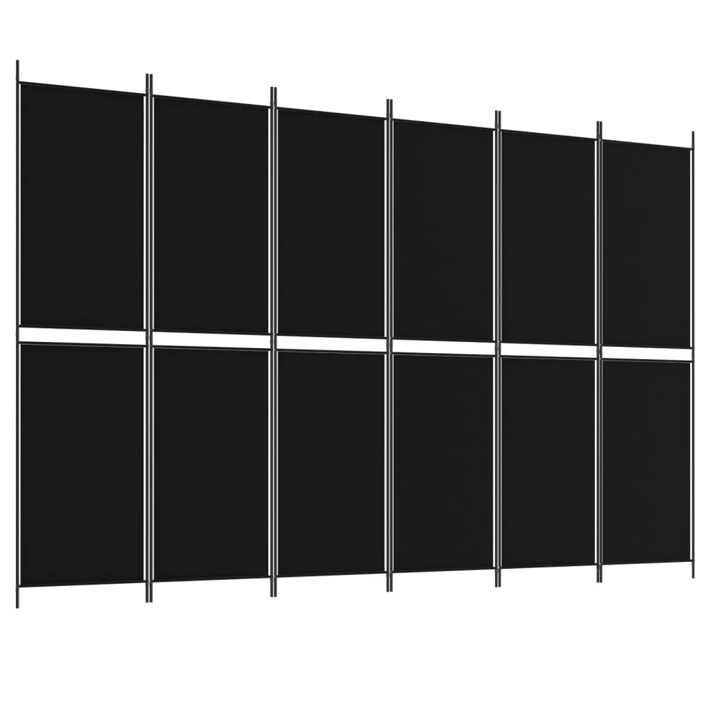 Kamerscherm met 5 panelen 250x200 cm stof