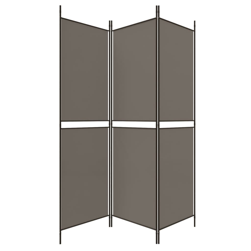 Kamerscherm met 5 panelen 250x200 cm stof