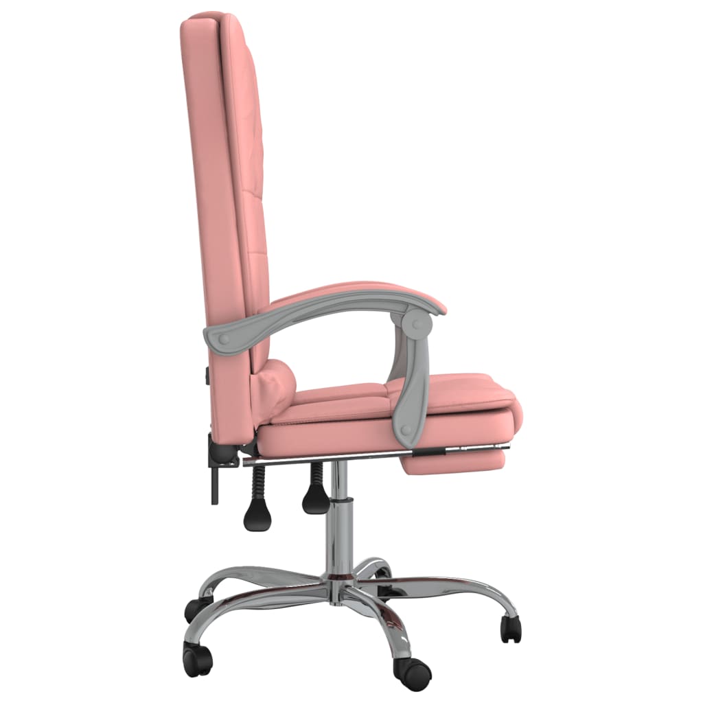 Chaise de bureau massage réglable en cuir artificiel