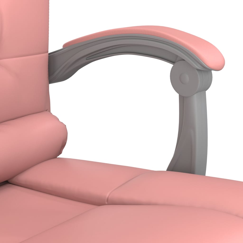 Chaise de bureau massage réglable en cuir artificiel