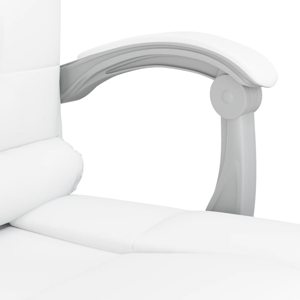 Chaise de bureau massage réglable en cuir artificiel