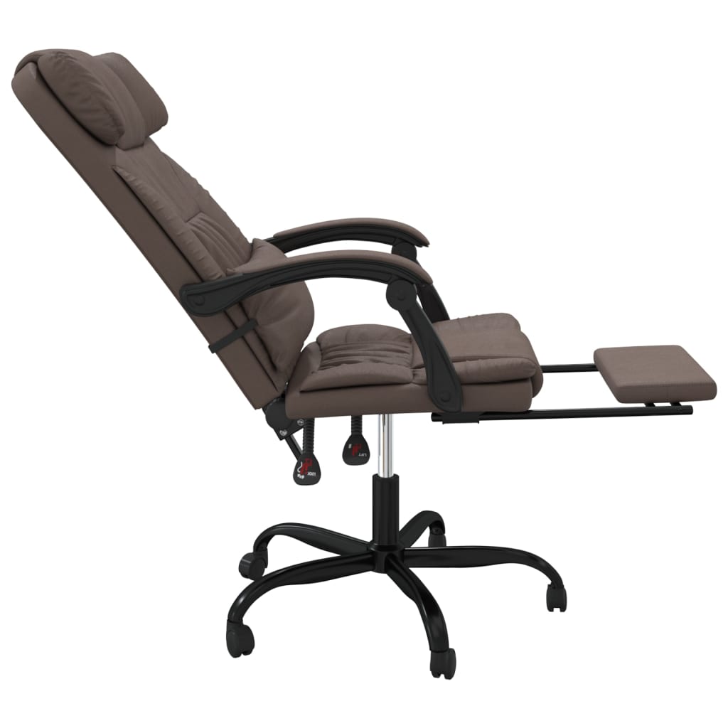 Chaise de bureau réglable en cuir artificiel