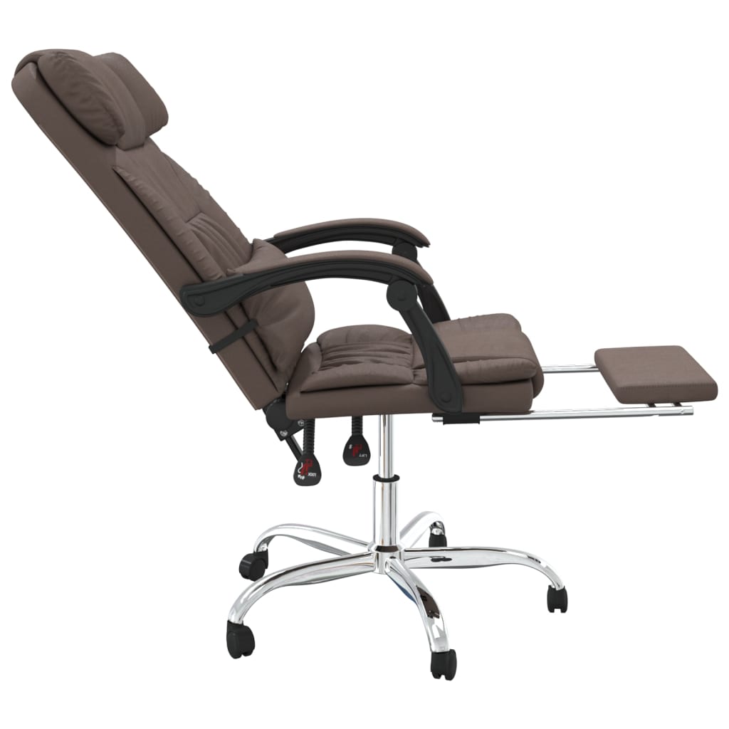 Chaise de bureau réglable en cuir artificiel