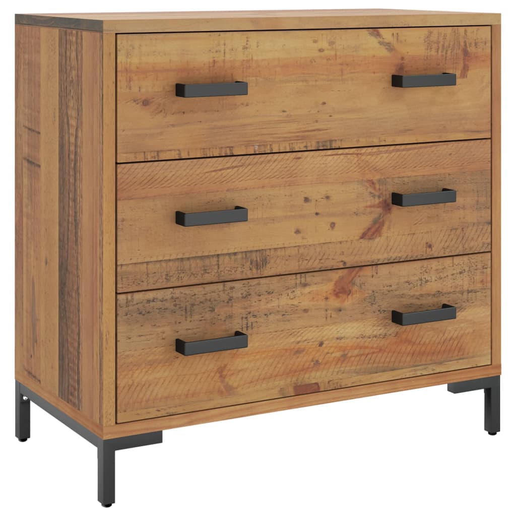 Commode 75x35x70 cm en bois de pin massif