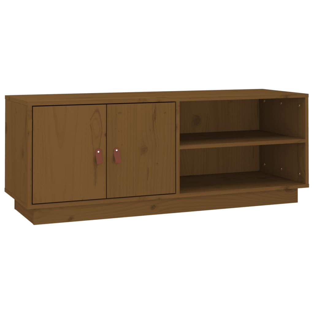 Tv-meubel 105x34x40 cm massief grenenhout