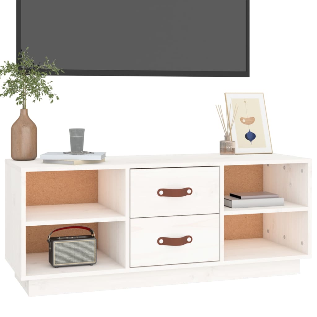 Tv-meubel 100x34x40 cm massief grenenhout