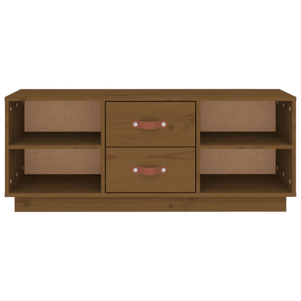 Tv-meubel 100x34x40 cm massief grenenhout