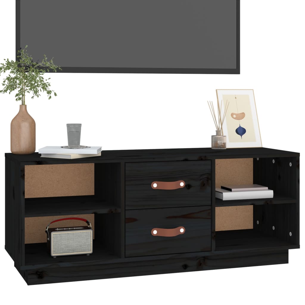 Tv-meubel 100x34x40 cm massief grenenhout