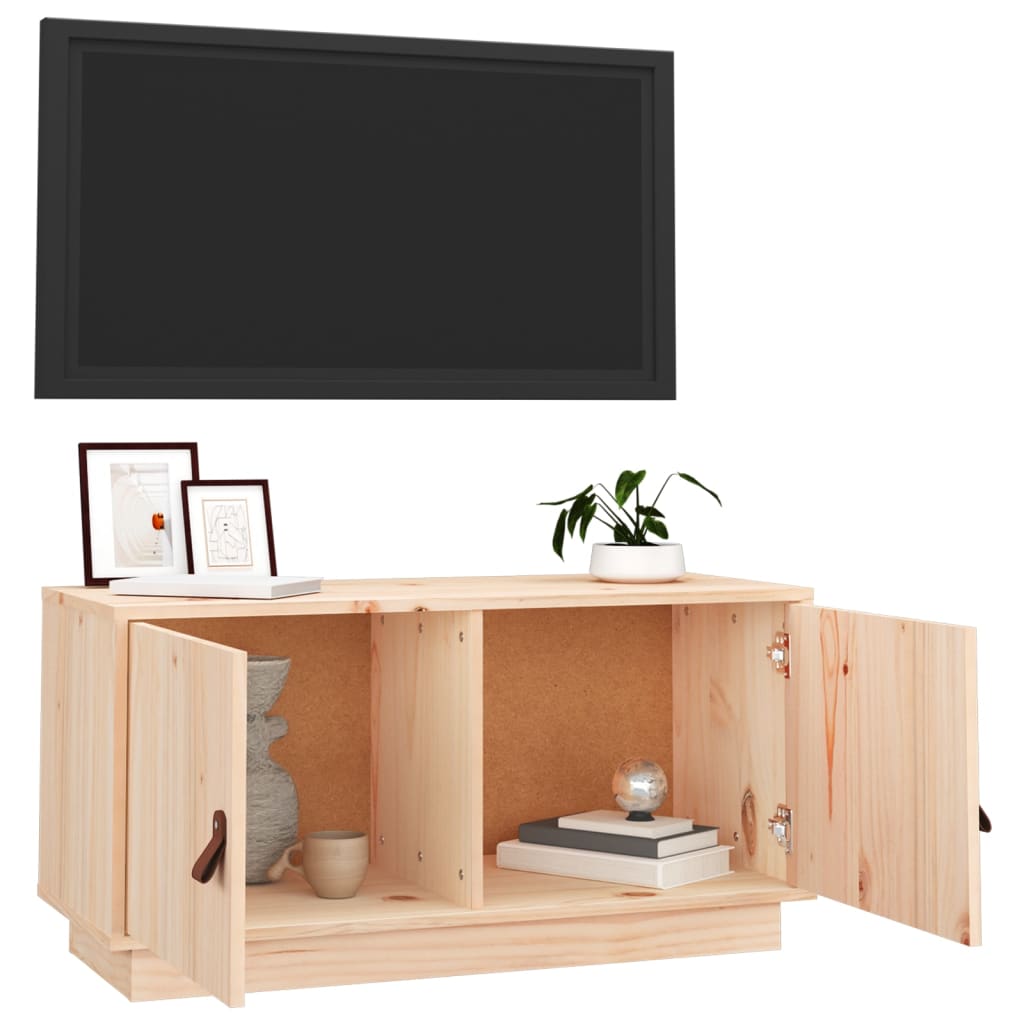 Tv-meubel 80x34x40 cm massief grenenhout