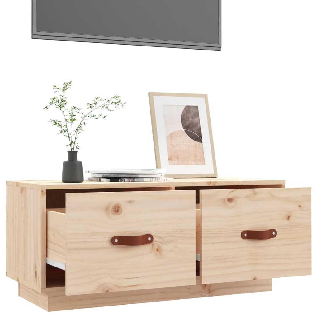 Tv-meubel 80x34x35 cm massief grenenhout