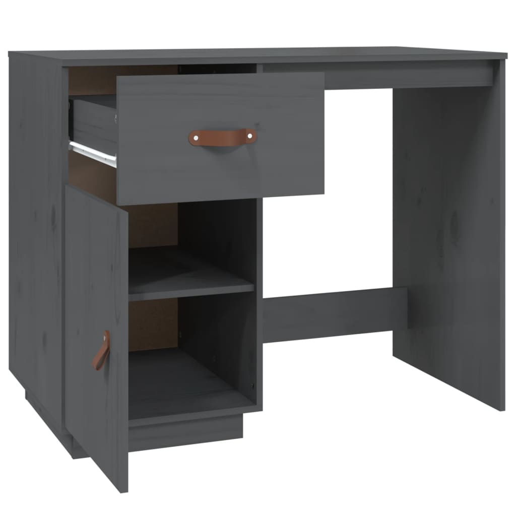 Bureau 95x50x75 cm en bois de pin massif