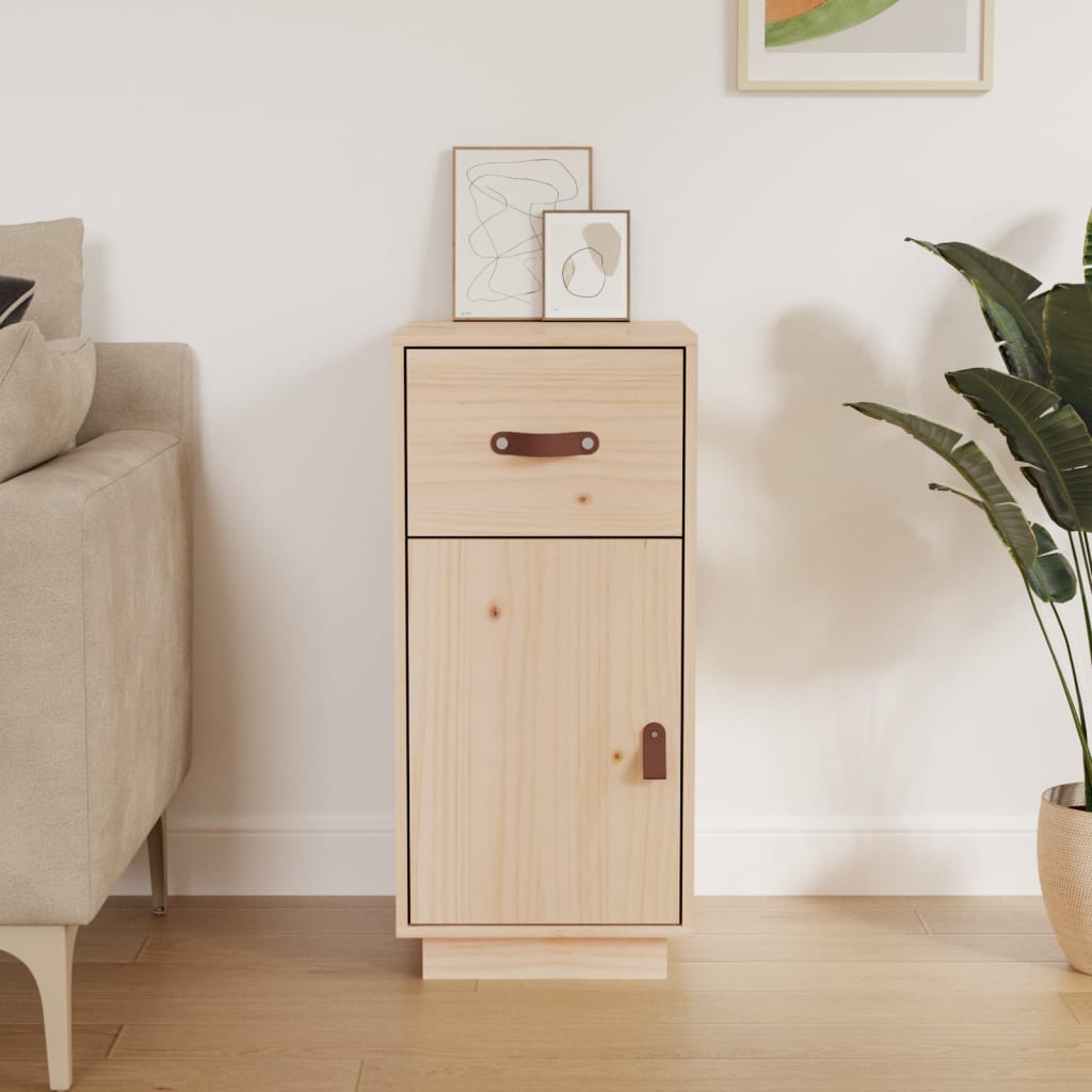 Buffet 34x40x75 cm en bois de pin massif