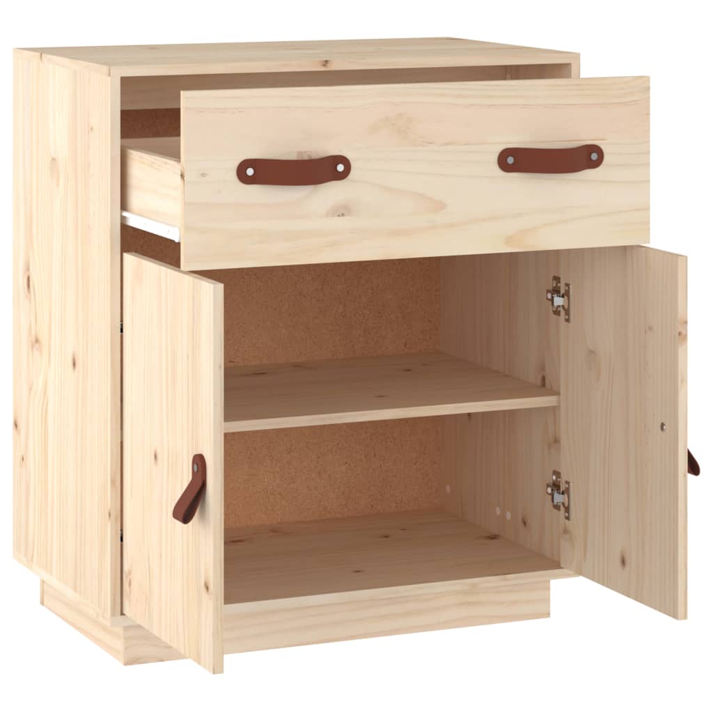 Buffet 65,5x40x75 cm en bois de pin massif