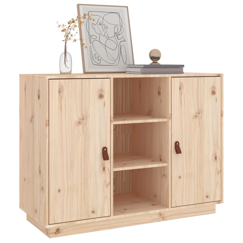 Buffet 100x40x75 cm en bois de pin massif