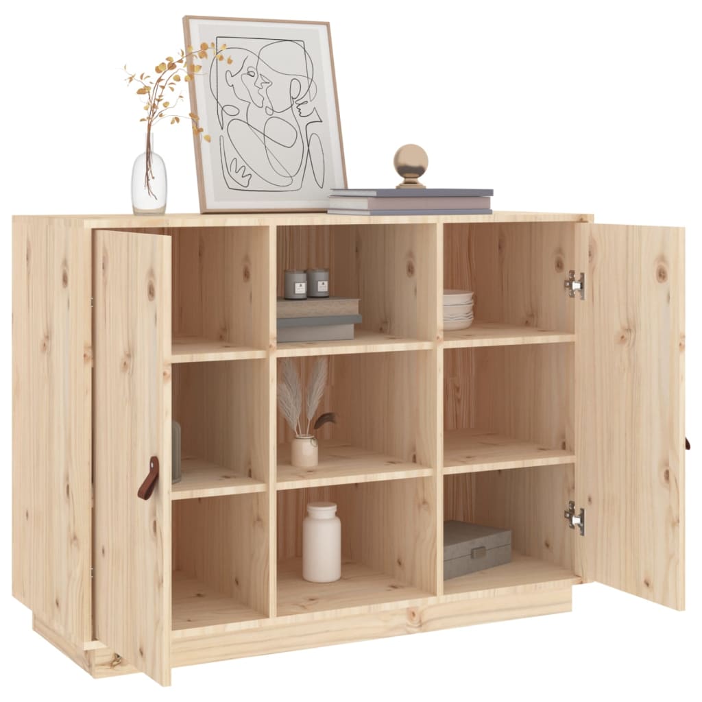 Buffet 100x40x75 cm en bois de pin massif