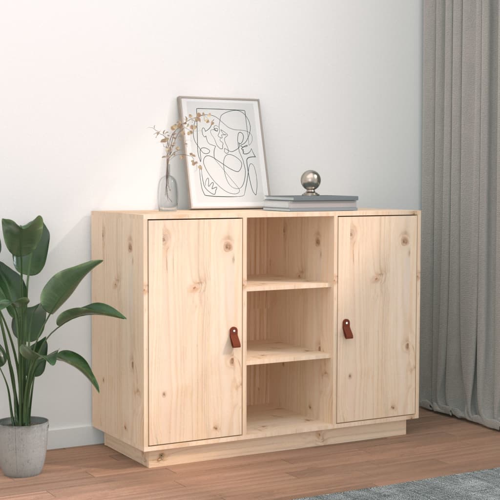 Buffet 100x40x75 cm en bois de pin massif