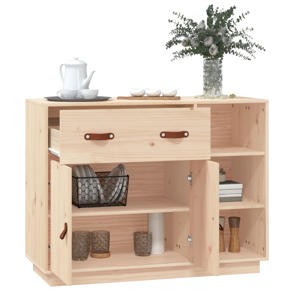 Dressoir 98,5x40x75 cm massief grenenhout