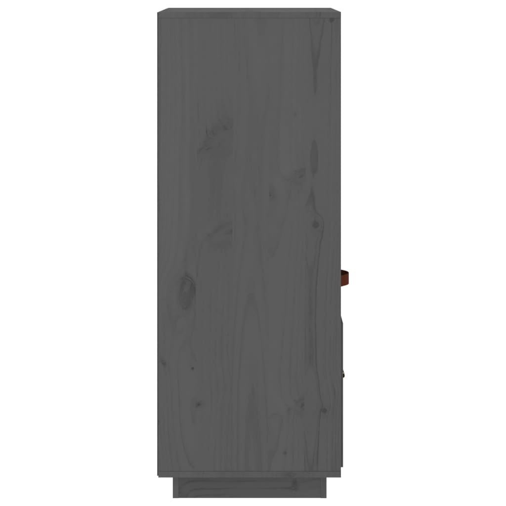 Hoge kast 34x40x108,5 cm massief grenenhout