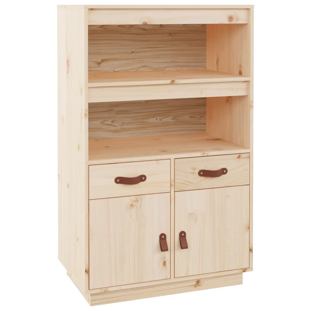 Meuble haut 67x40x108,5 cm en bois de pin massif