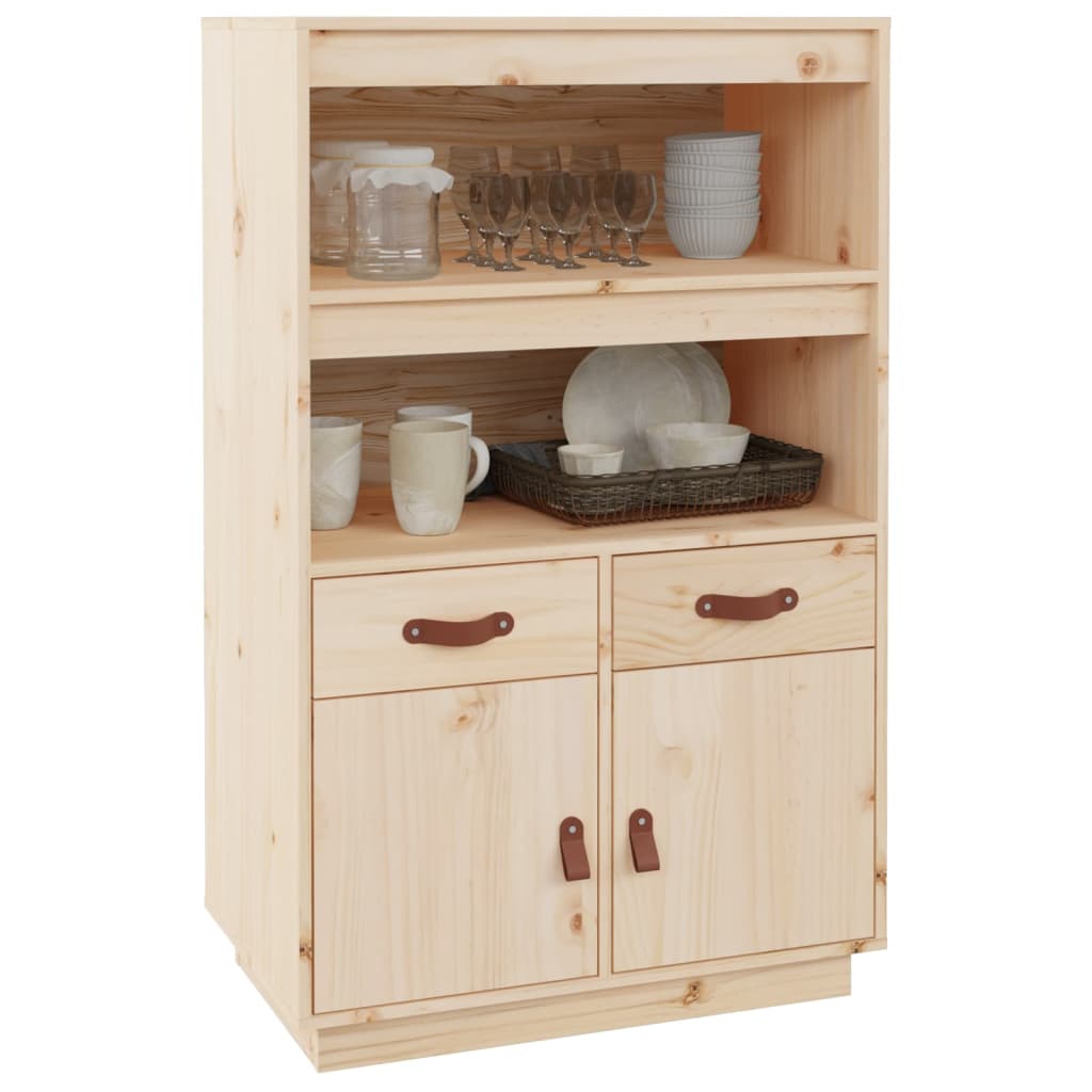 Meuble haut 67x40x108,5 cm en bois de pin massif