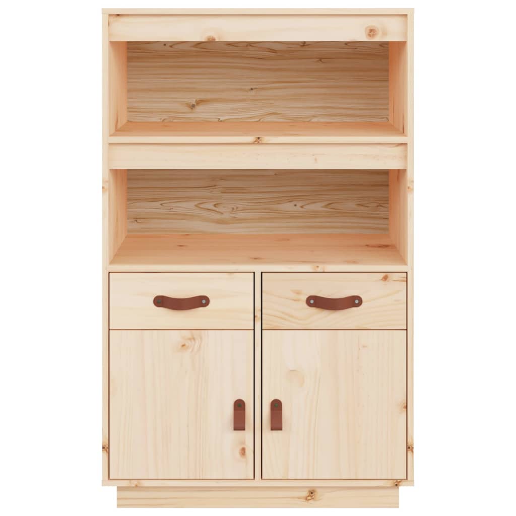 Meuble haut 67x40x108,5 cm en bois de pin massif