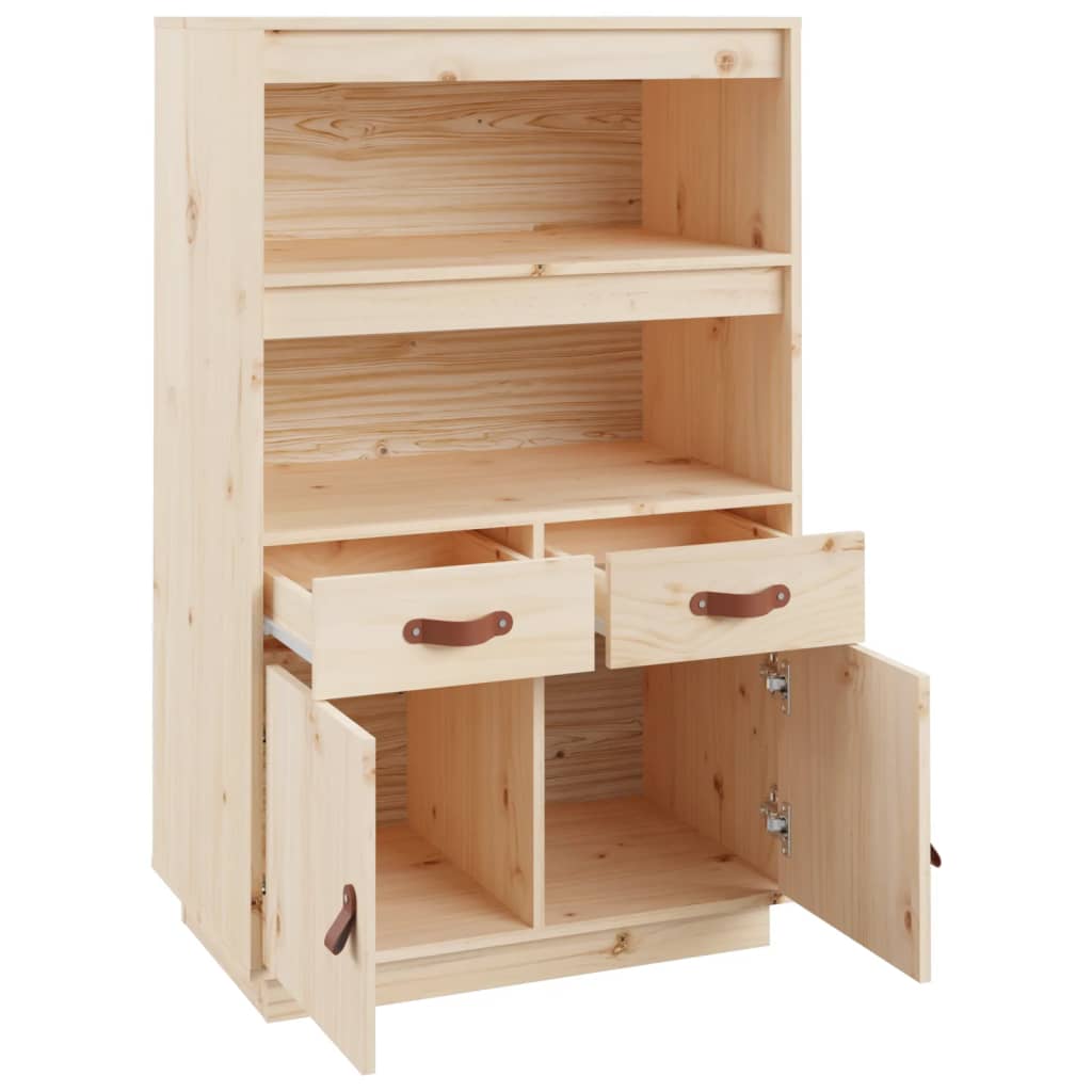 Meuble haut 67x40x108,5 cm en bois de pin massif