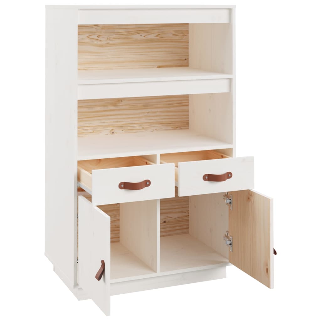 Meuble haut 67x40x108,5 cm en bois de pin massif