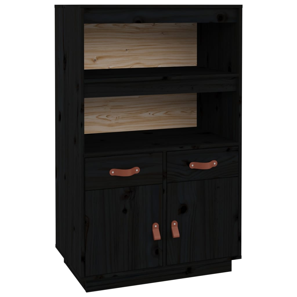 Meuble haut 67x40x108,5 cm en bois de pin massif