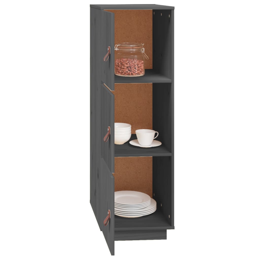 Hoge kast 34x40x108,5 cm massief grenenhout