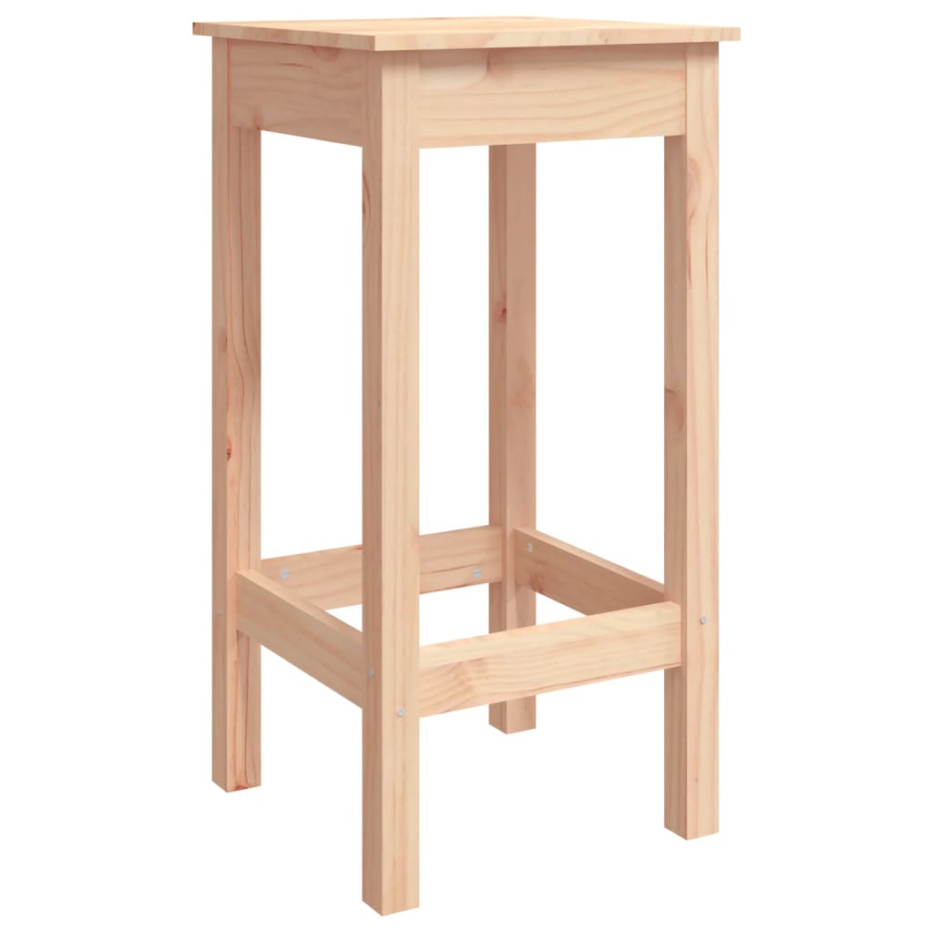 Barstoelen 2 st 40x41,5x112 cm massief grenenhout