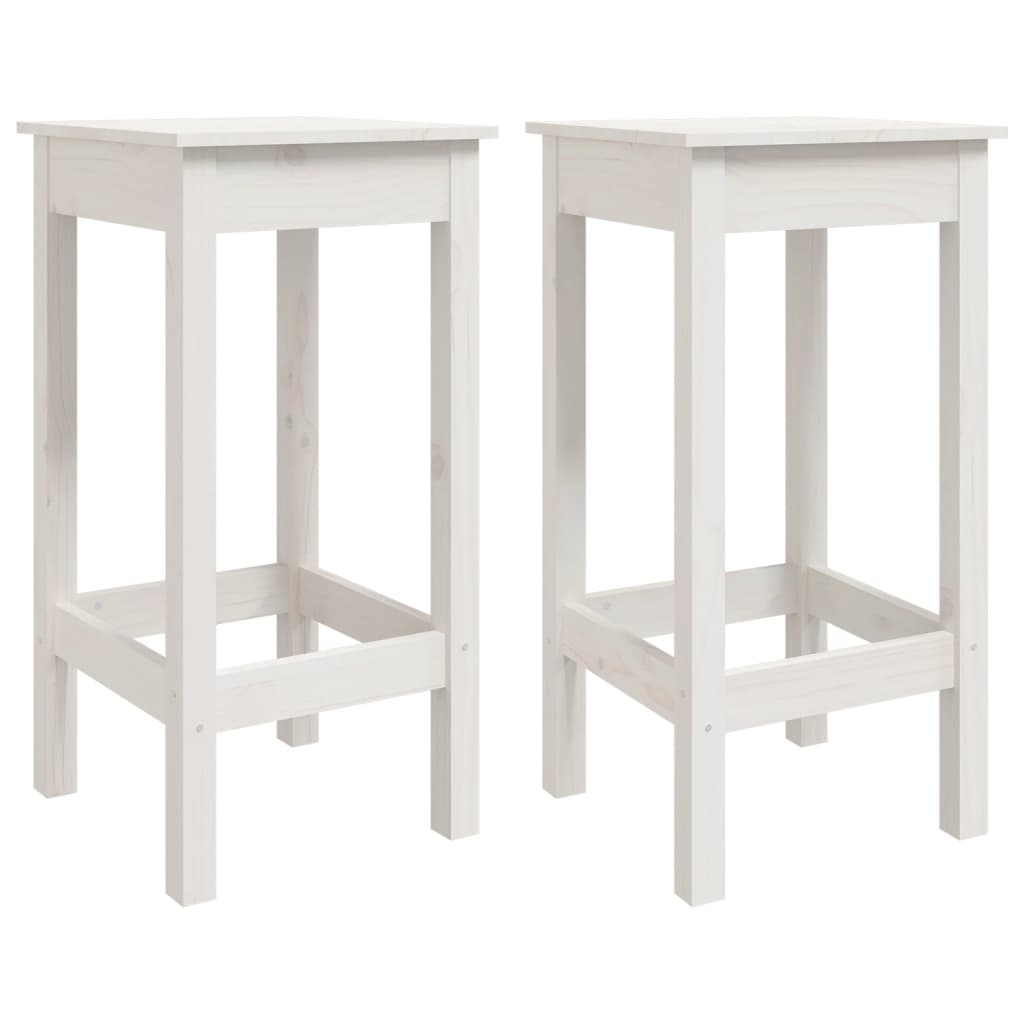 Chaises de bar 2 pcs 40x41,5x112 cm bois de pin massif