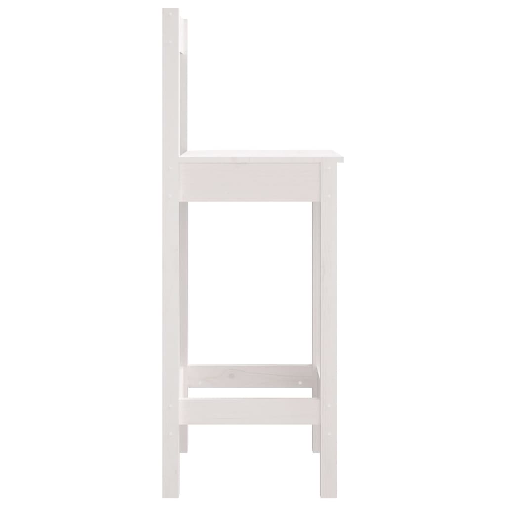 Chaises de bar 2 pcs 40x41,5x112 cm bois de pin massif