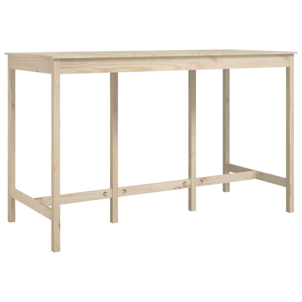 Table de bar 180x80x110 cm en bois de pin massif