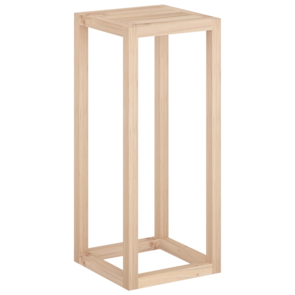 Supports pour plantes 3 pcs en bois de pin massif