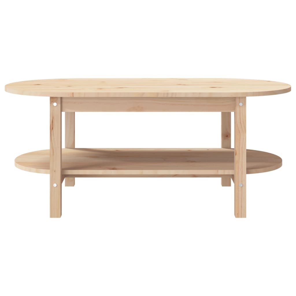 Table basse 80x45x45 cm en bois de pin massif