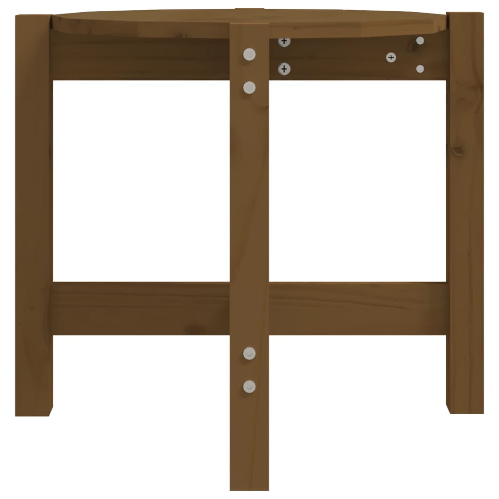 Salontafel Ø 62,5x45 cm massief grenenhout